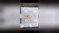 Carreaux de mosaïque de marbre blanc/gris/noir en pierre pour la maison/hôtel/plancher/mur/cuisine